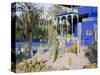 Jardin Majorelle, Marrakech (Marrakesh), Morocco, North Africa, Africa-Bruno Morandi-Stretched Canvas