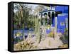 Jardin Majorelle, Marrakech (Marrakesh), Morocco, North Africa, Africa-Bruno Morandi-Framed Stretched Canvas