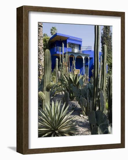 Jardin Majorelle, Marrakech, Morocco, North Africa, Africa-Ethel Davies-Framed Photographic Print