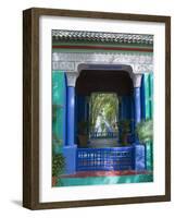 Jardin Majorelle, Marrakech, Morocco, North Africa, Africa-Nico Tondini-Framed Photographic Print