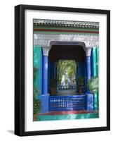 Jardin Majorelle, Marrakech, Morocco, North Africa, Africa-Nico Tondini-Framed Photographic Print