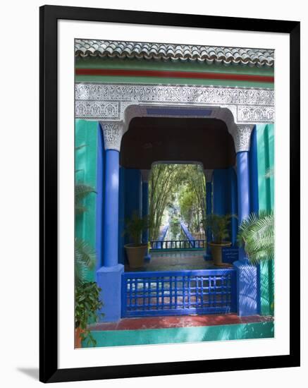 Jardin Majorelle, Marrakech, Morocco, North Africa, Africa-Nico Tondini-Framed Photographic Print