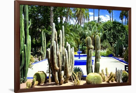 Jardin Majorelle - Marrakech - Morocco - North Africa - Africa-Philippe Hugonnard-Framed Photographic Print