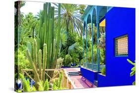 Jardin Majorelle - Marrakech - Morocco - North Africa - Africa-Philippe Hugonnard-Stretched Canvas