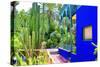 Jardin Majorelle - Marrakech - Morocco - North Africa - Africa-Philippe Hugonnard-Stretched Canvas