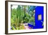 Jardin Majorelle - Marrakech - Morocco - North Africa - Africa-Philippe Hugonnard-Framed Photographic Print