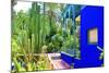 Jardin Majorelle - Marrakech - Morocco - North Africa - Africa-Philippe Hugonnard-Mounted Photographic Print