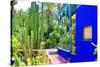 Jardin Majorelle - Marrakech - Morocco - North Africa - Africa-Philippe Hugonnard-Stretched Canvas