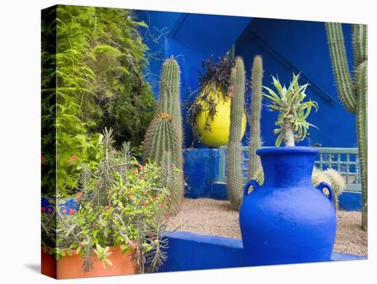 Jardin Majorelle, Marrakech, Morocco-Nico Tondini-Stretched Canvas