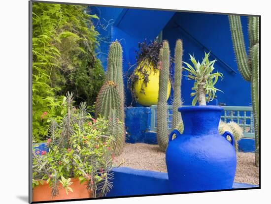 Jardin Majorelle, Marrakech, Morocco-Nico Tondini-Mounted Photographic Print