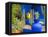 Jardin Majorelle, Marrakech, Morocco-Nico Tondini-Framed Stretched Canvas