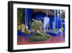 Jardin Majorelle, Owned by Yves St. Laurent, Marrakech, Morocco, North Africa, Africa-Stephen Studd-Framed Photographic Print