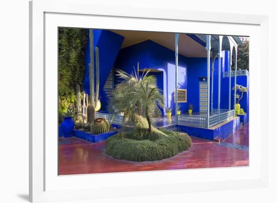 Jardin Majorelle, Owned by Yves St. Laurent, Marrakech, Morocco, North Africa, Africa-Stephen Studd-Framed Photographic Print