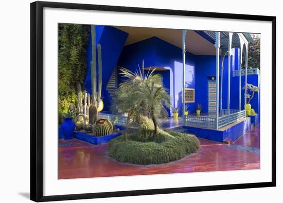 Jardin Majorelle, Owned by Yves St. Laurent, Marrakech, Morocco, North Africa, Africa-Stephen Studd-Framed Photographic Print