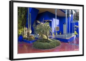 Jardin Majorelle, Owned by Yves St. Laurent, Marrakech, Morocco, North Africa, Africa-Stephen Studd-Framed Photographic Print