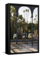 Jardin Majorelle, Owned by Yves St. Laurent, Marrakech, Morocco, North Africa, Africa-Stephen Studd-Framed Stretched Canvas