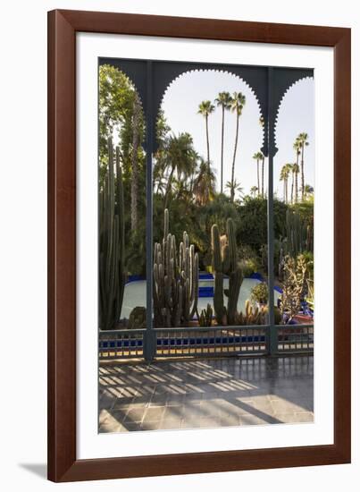 Jardin Majorelle, Owned by Yves St. Laurent, Marrakech, Morocco, North Africa, Africa-Stephen Studd-Framed Photographic Print