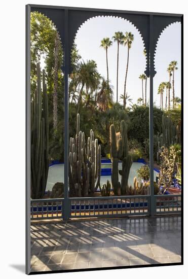 Jardin Majorelle, Owned by Yves St. Laurent, Marrakech, Morocco, North Africa, Africa-Stephen Studd-Mounted Photographic Print