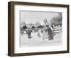 Jardin of Luxembourg, the First Fine Days, C.1870-80-French School-Framed Giclee Print