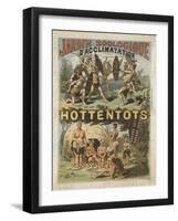 Jardin zoologique d'acclimatation, Hottentots-null-Framed Giclee Print