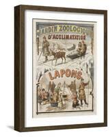 Jardin zoologique d'acclimatation, Lapons-null-Framed Giclee Print