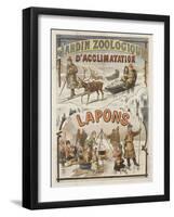 Jardin zoologique d'acclimatation, Lapons-null-Framed Giclee Print