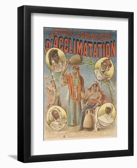 Jardin zoologique d'acclimatation-null-Framed Premium Giclee Print