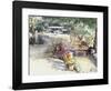 Jardin11-null-Framed Art Print