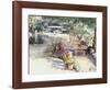 Jardin11-null-Framed Art Print