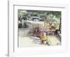 Jardin11-null-Framed Art Print