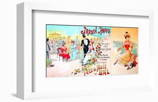 Jardinde Paris Bal-Dance Party-null-Framed Art Print