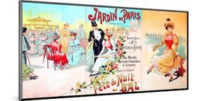 Jardinde Paris Bal-Dance Party-null-Mounted Art Print