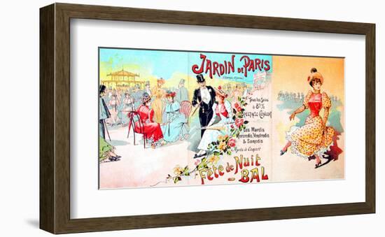 Jardinde Paris Bal-Dance Party-null-Framed Art Print