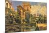 Jardines del Alcazar de Sevilla-Manuel Garcia Y Rodriguez-Mounted Art Print