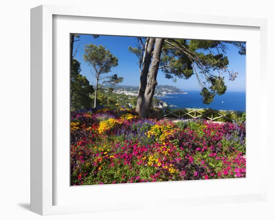 Jardins Botanico De Cap Roig, Calella De Palafrugell, Costa Brava, Catalonia, Spain, Mediterranean,-Stuart Black-Framed Photographic Print