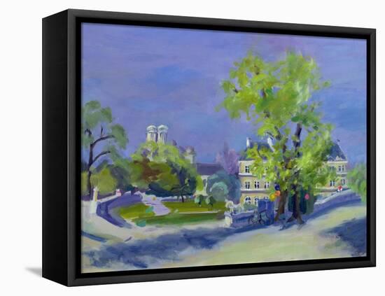 Jardins De Luxembourg-Anne Durham-Framed Stretched Canvas