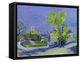 Jardins De Luxembourg-Anne Durham-Framed Stretched Canvas