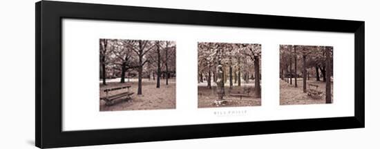Jardins des Tuileries-Bill Philip-Framed Art Print
