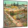 Jardins En Fleurs Avec Sentier-Vincent van Gogh-Mounted Art Print