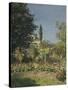 Jardins en fleurs-Claude Monet-Stretched Canvas