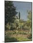 Jardins en fleurs-Claude Monet-Mounted Giclee Print