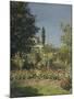 Jardins en fleurs-Claude Monet-Mounted Giclee Print