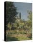 Jardins en fleurs-Claude Monet-Stretched Canvas