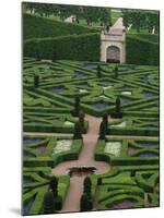 Jardins Et Chateau Villandry, France-Walter Bibikow-Mounted Premium Photographic Print