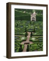 Jardins Et Chateau Villandry, France-Walter Bibikow-Framed Photographic Print