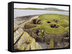 Jarlshof Has Evidence of Human Habitation over More Then 3000 Years, Sumburgh, Shetland, Shetland I-David Lomax-Framed Stretched Canvas