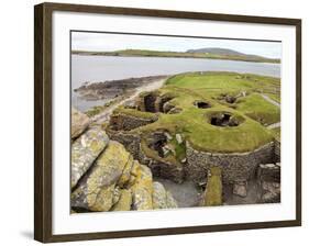 Jarlshof Has Evidence of Human Habitation over More Then 3000 Years, Sumburgh, Shetland, Shetland I-David Lomax-Framed Photographic Print
