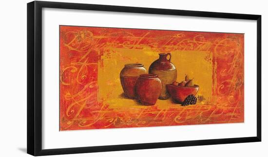 Jarres aux Raisins-Véronique Didier-Laurent-Framed Art Print