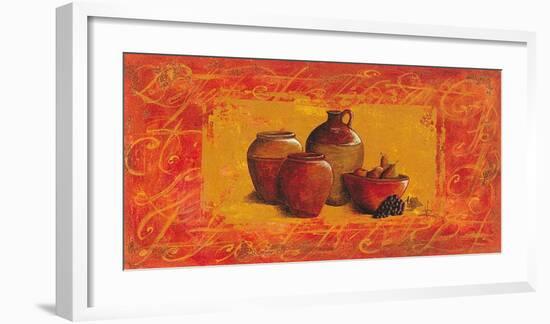 Jarres aux Raisins-Véronique Didier-Laurent-Framed Art Print