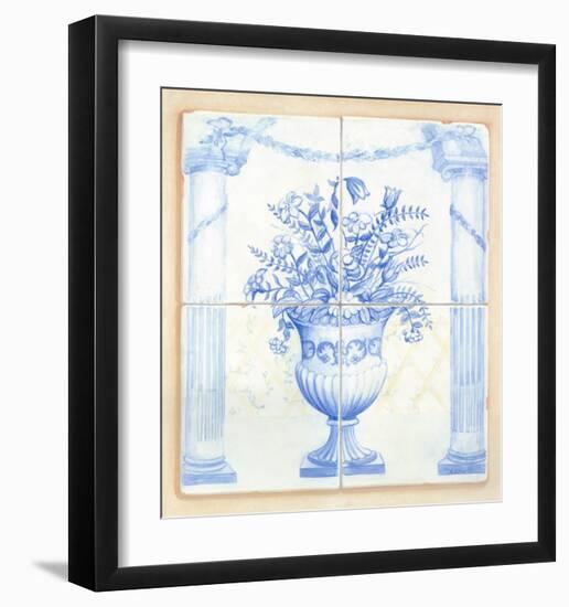 Jarrones Azules I-V^ Alber-Framed Art Print